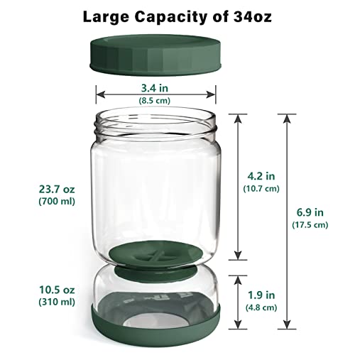 Glass Pickle Jar (34 Fl Oz)
