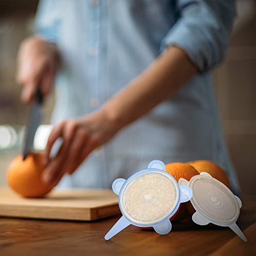 24 Pcs Silicone Stretch Food Covers (24 Count)