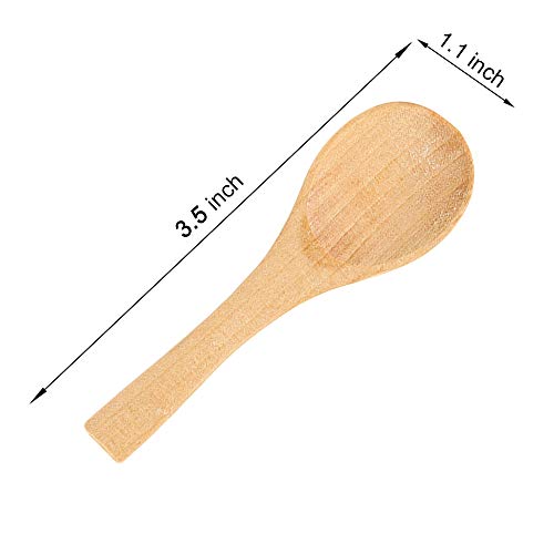 50 Pieces Small Wooden Spoons (50 Count)