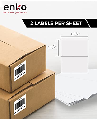 5-1/2 x 8-1/2 in 1000 Address, Mailing and Business Sticker Labels (500 Count)