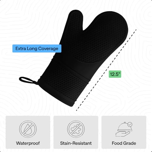 Silicone Oven Mitts (2 Count)