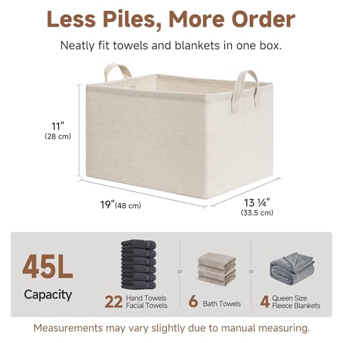 Linen Closet Storage Bins (2 Count)