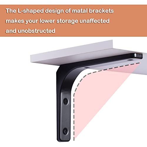 Long Wall Shelves (2 Count)