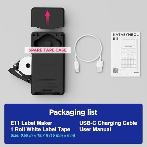 E11 Keyboard & Bluetooth Label Maker Machine