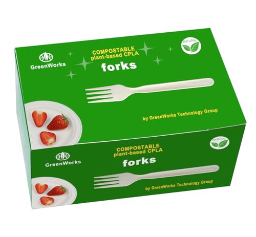 Heavy duty Compostable Forks (100 Count)