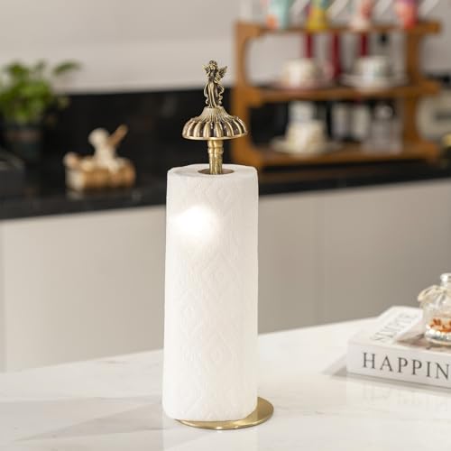 1 Luxurious Brass Angel Paper Towel Holder countertop