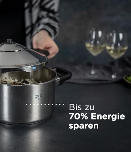 Duromatic Hotel Stainless Steel Pressure Cooker with Side Grips