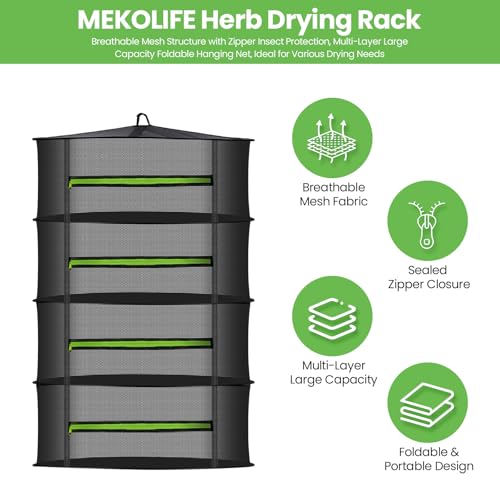 4 Layer Herb Drying Rack Hanging