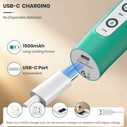 Milk Frother Handheld Rechargeable with Stand