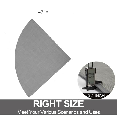 Fan Shaped Kitchen Mat 1 PCS
