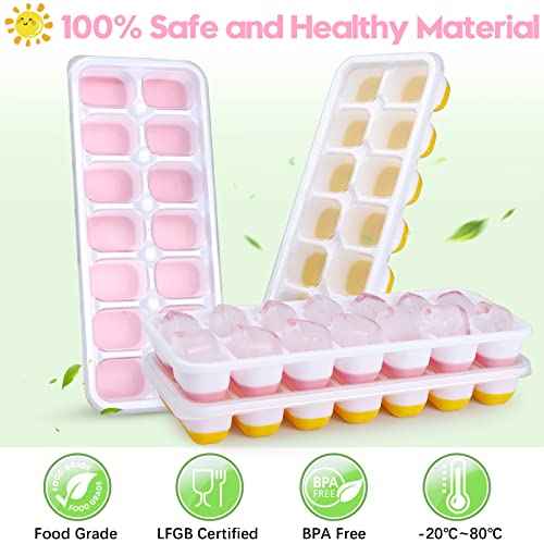 Silicone Ice Cube Tray (4 Count)