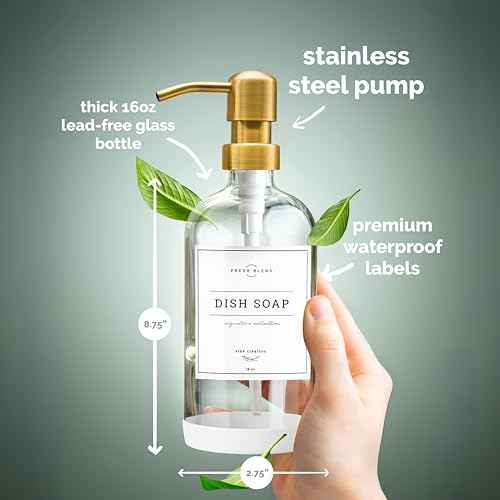 Glass Soap Dispenser (16 Ounce)