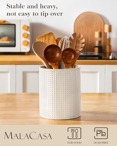 LYDIA Ceramic Utensil Holders (2 Count)
