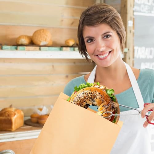 600 Pack Paper Sandwich Bags 10x10 inch Wax Paper Bags for Bakery (600 Count)