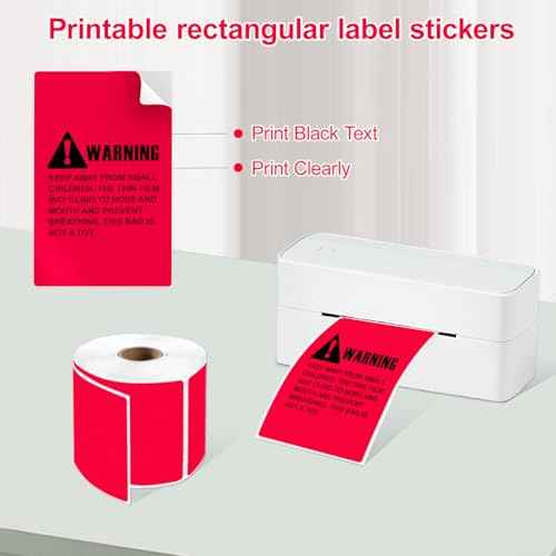 3 X 5 Inch Printable Waterproof Rectangle Color Coding Labels