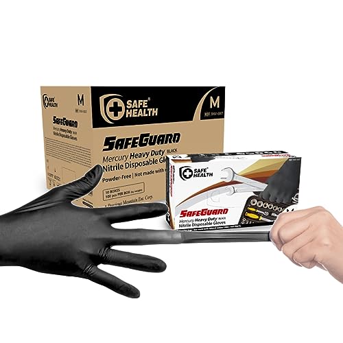HD Industrial Nitrile Black Disposable Gloves