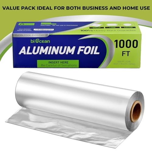 Aluminium Foil 12''x1000 Sq.Ft for Food (1000 Sq Ft)
