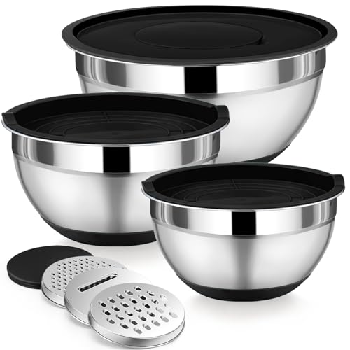 Mixing Bowl with Lid Set of 3