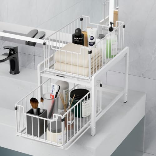 2 Tier Pull Out Cabinet Organizer