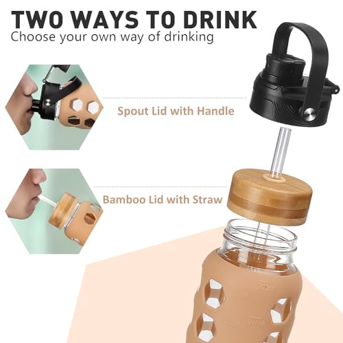 Glass Water Bottle