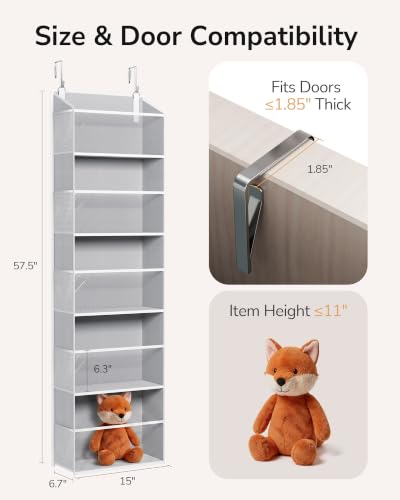 Stuffed Animal Organizer Over the Door