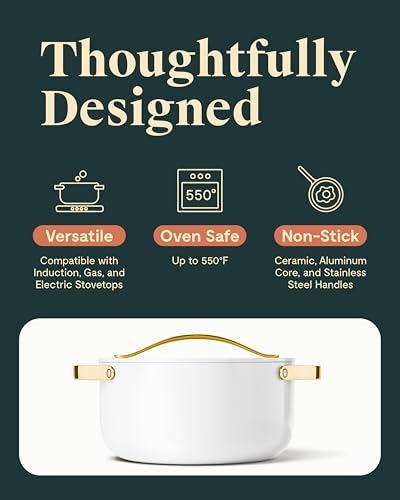 Non Stick Ceramic Dutch Oven Pot with Lid