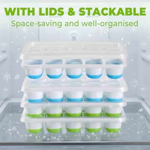 Silicone Ice Cube Tray (4 Count)