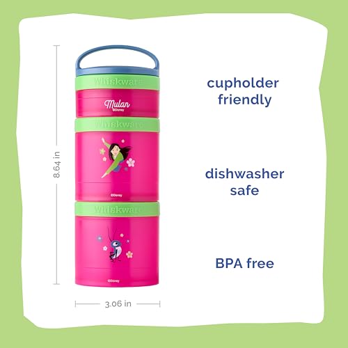 Disney Princess Stackable Snack Containers for Kids