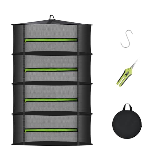4 Layer Herb Drying Rack Hanging