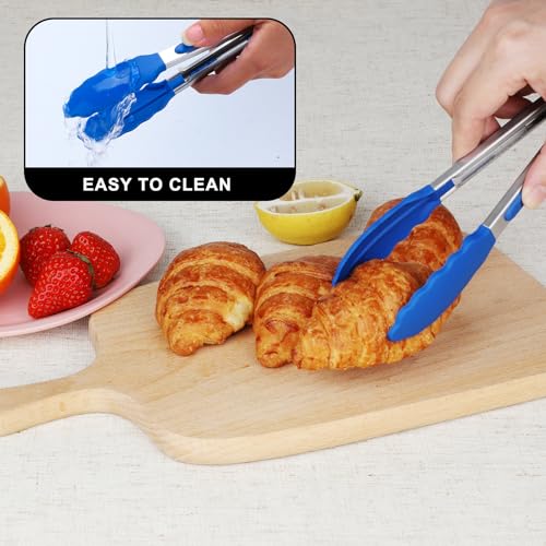 Mini Silicone Kitchen Tongs for Cooking