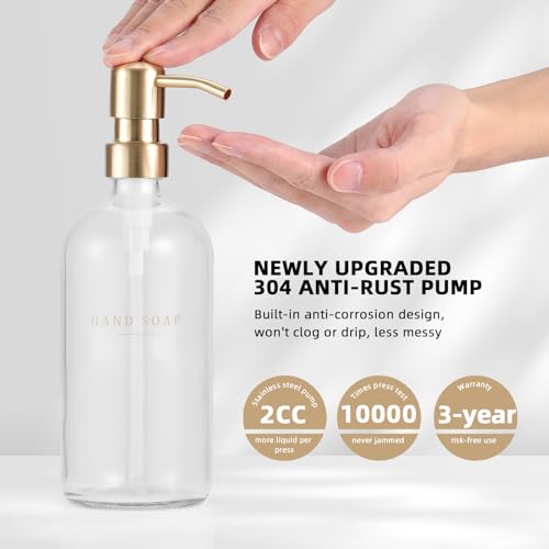 Glass Soap Dispenser (2 Count)