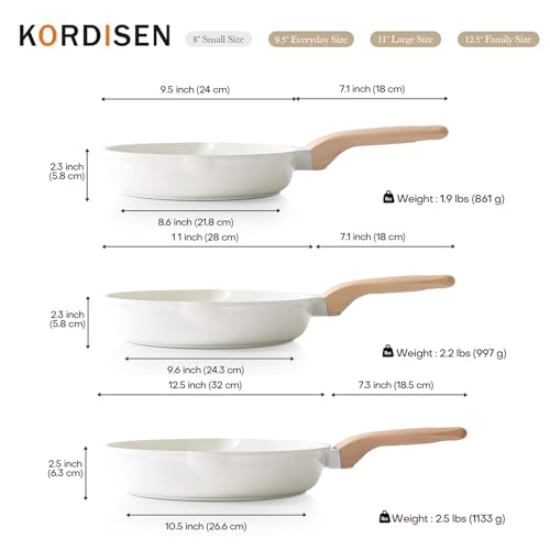 Ceramic Nonstick Frying Pan Skillet Set