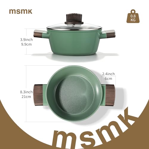 3.5 QT Ceramic Nonstick Saucepan with Lid