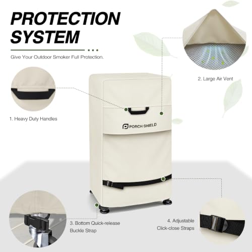 30 inch Outdoor Smoker Cover 20W x 18D x 33H inch