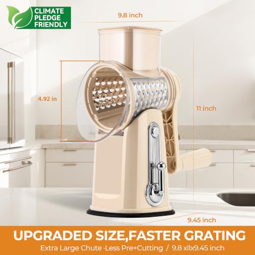 Rotary Cheese Grater 5 Blades