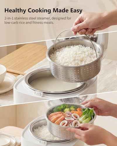 Low Carb Rice Cooker Stainless Steel Inner Pot (5 Count)