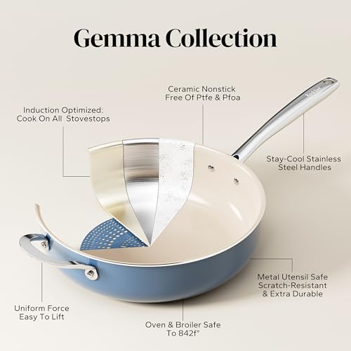 Ceramic Saute Pan with Lid