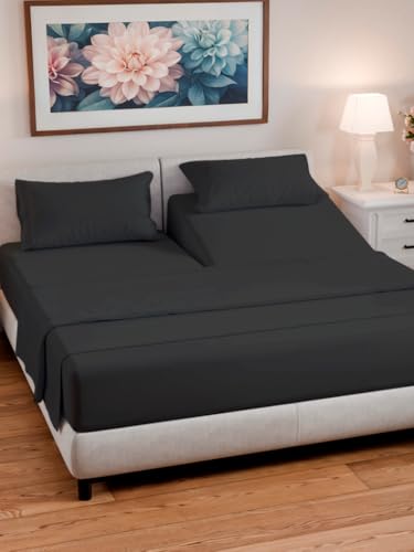 Flex Top Split Head King 4 Piece Sheet Set