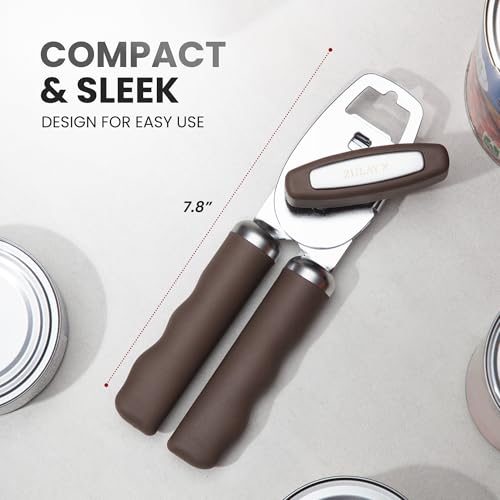 Heavy Duty Stainless Steel Can Opener Manual with Bottle Opener