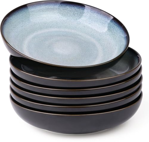 9.0" Ceramic Pasta Bowls Set of 6 (4 Count)