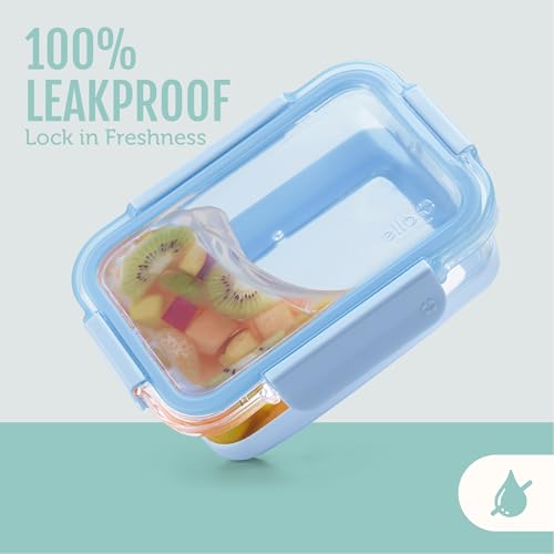 Duraglass Refresh 3.4 Cup Meal Prep Containers (5 Count)