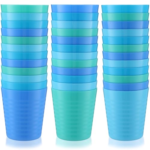 36 Pcs Kids Plastic Cups 8 oz Drinking Toddler Cups (36 Count)