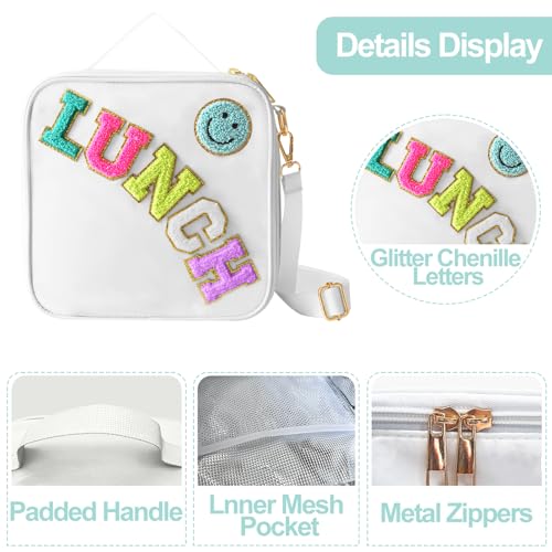 Insulated Lunch Bag With Adjustable Shoulder Strap