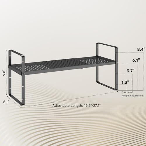 16.5~27.1" Expandable Shelf with Hole (16 Count)