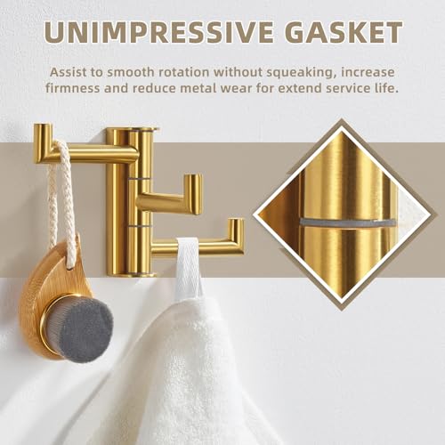 Brushed Gold Towel Hook