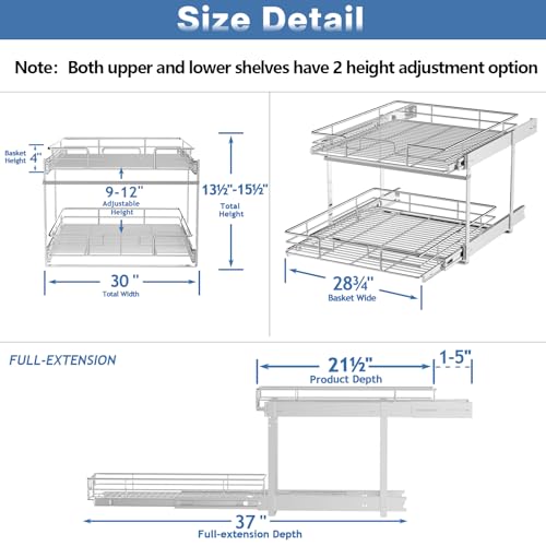 Individual Pull Out Cabinet Organizer