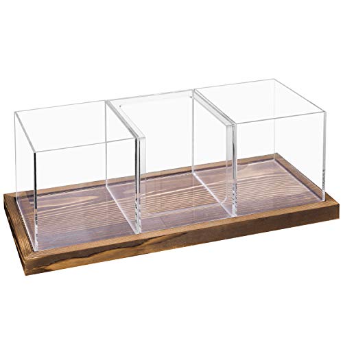 Coffee & Tea Station Organizer with Acrylic Compartments