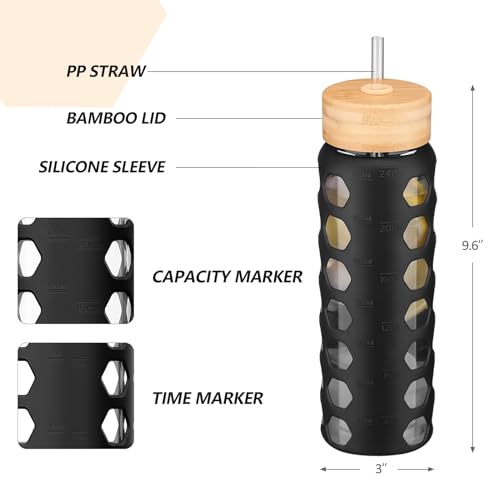 Glass Water Bottle