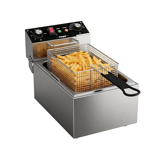 Electric Deep fryer Single Tank Deep Fryer with Basket Capacity 10L