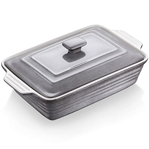 4.5 Quart Ceramic Casserole Dish with Lid